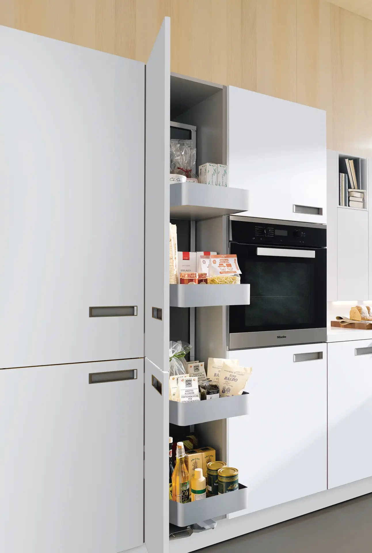 Keukenverlichting onder open plank